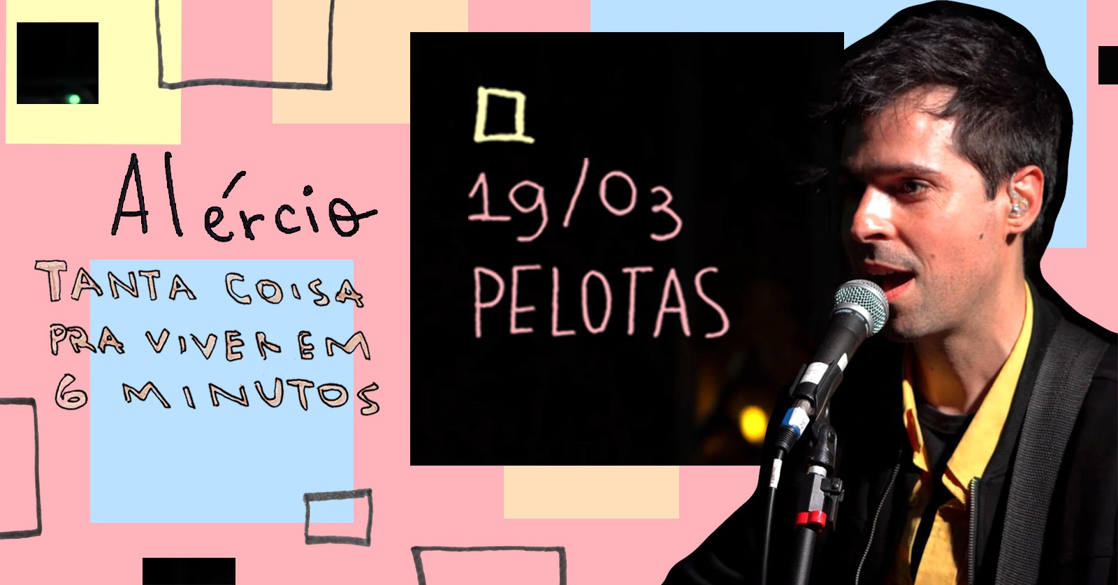 Alércio em Pelotas/RS - Tanta coisa pra viver em 6 minutos tour RS - Pelotas, RS