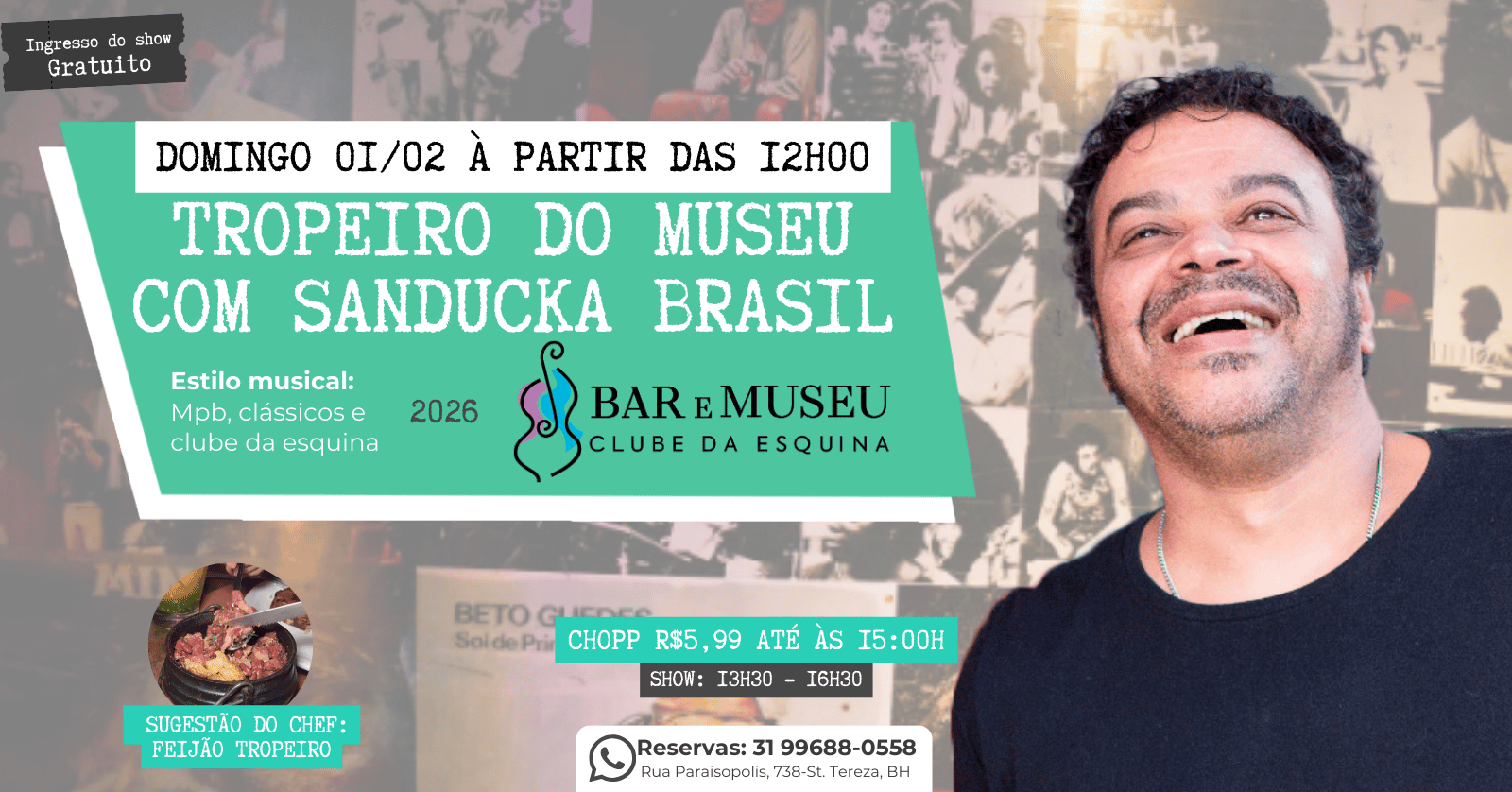 New Home - Push 16 TROPEIRO NO MUSEU COM SANDUCKA BRASIL
