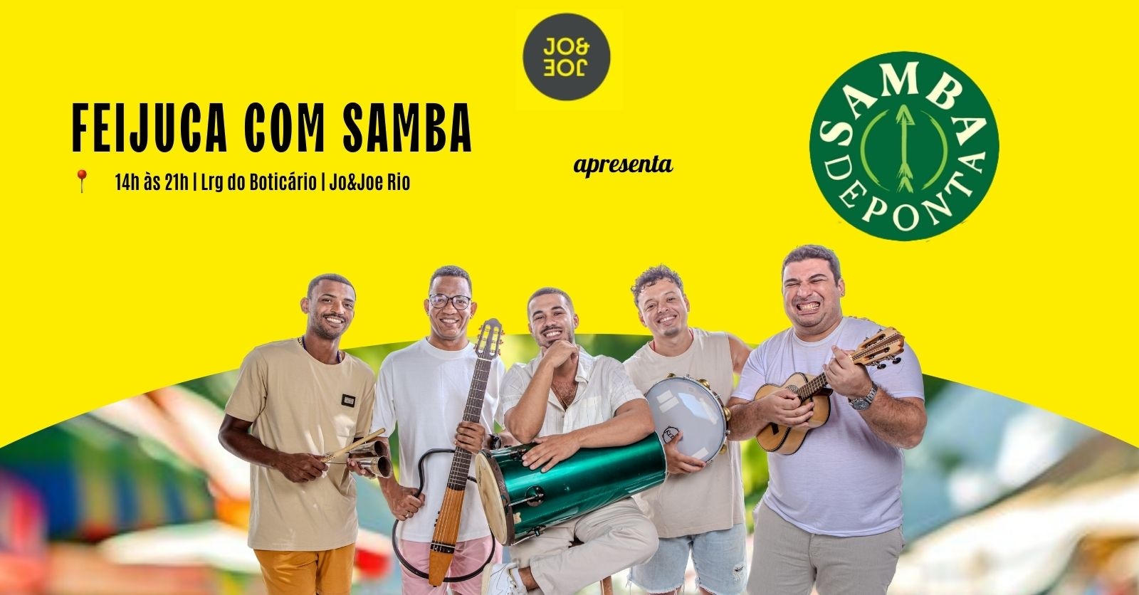 Feijuca com Samba apresenta: Samba de Ponta - Rio de Janeiro, RJ