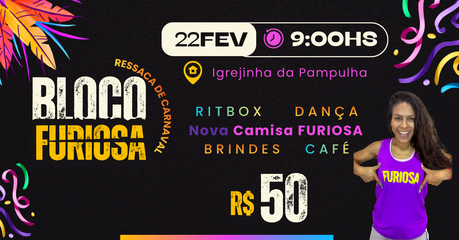 BLOCO FURIOSA - Ressaca Carnaval - Belo Horizonte, MG