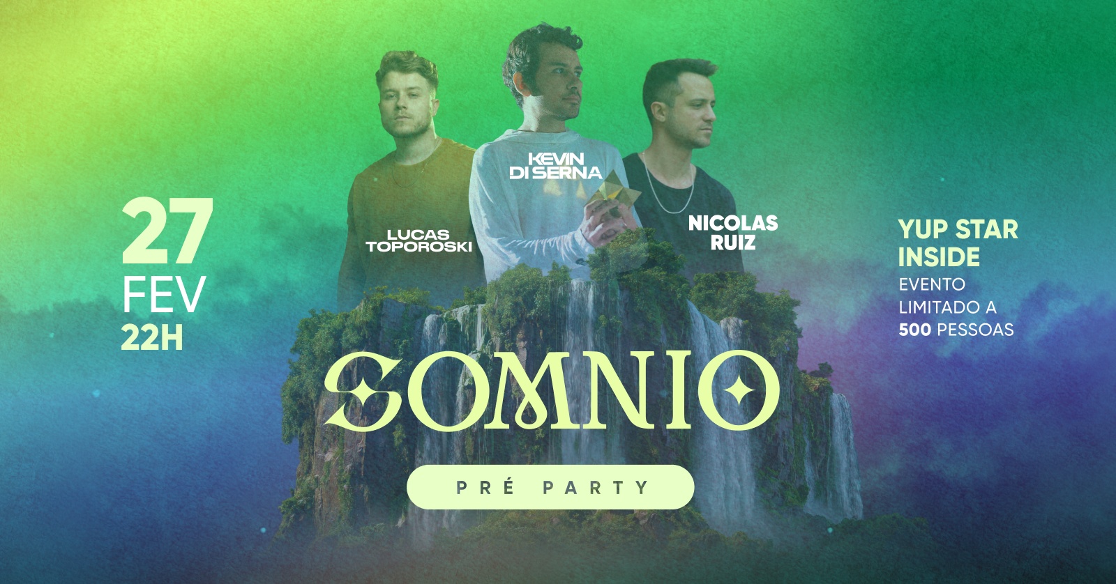 PRÉ-PARTY Somnio w/ Kevin Di Serna - Foz do Iguaçu, PR