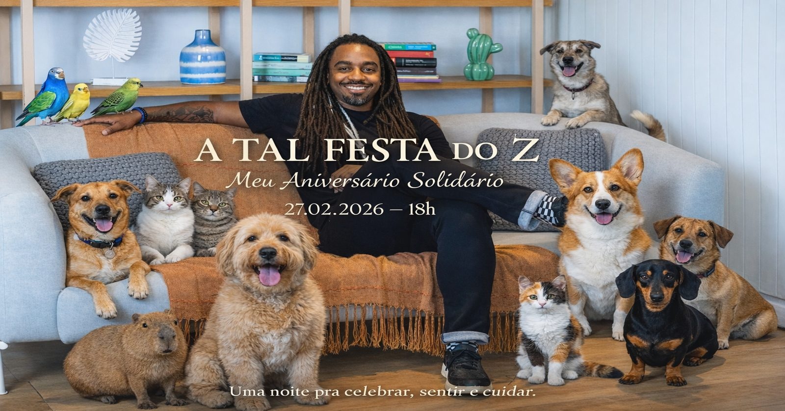 A Tal Festa do Z - Meu Aniversário Solidário - Rio de Janeiro, RJ