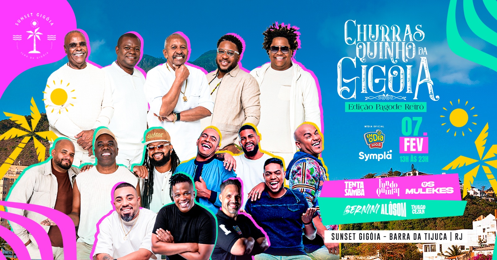 CHURRASQUINHO DA GIGÓIA - EDIÇÃO PAGODE RETRÔ - Rio de Janeiro, RJ