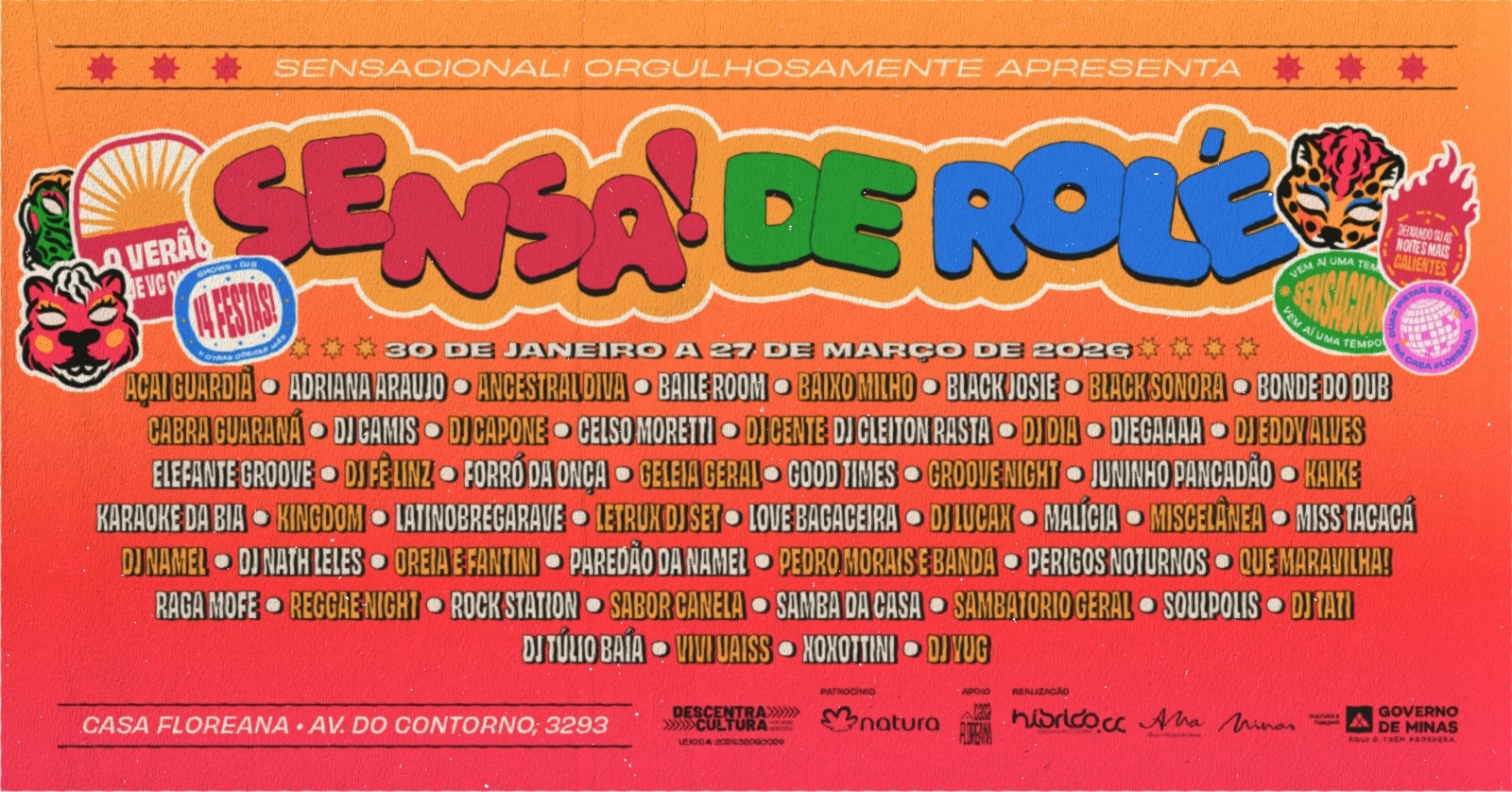 SENSA DE ROLÊ - SAMBATORIO - Belo Horizonte, MG