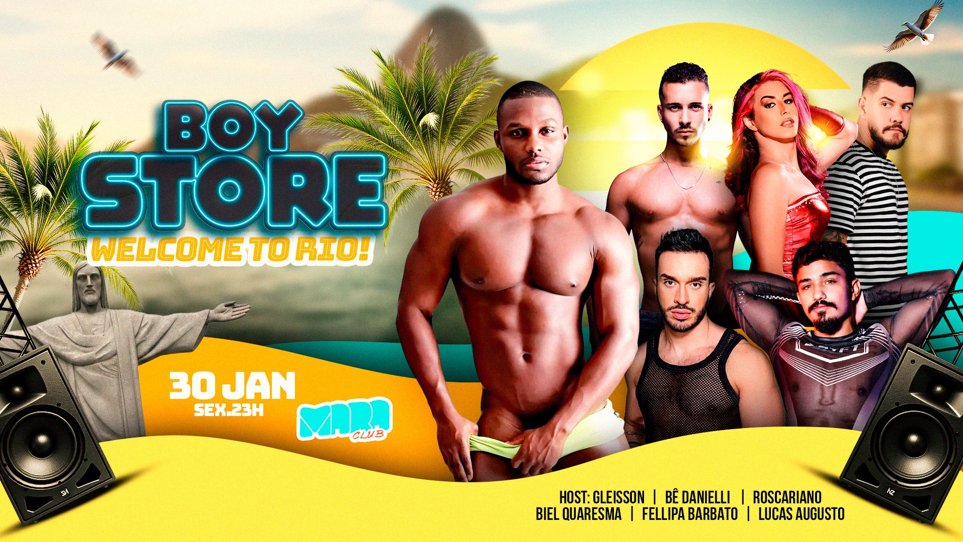 BoyStore no MaraClub| Sexta, 30 de Janeiro - 23h 