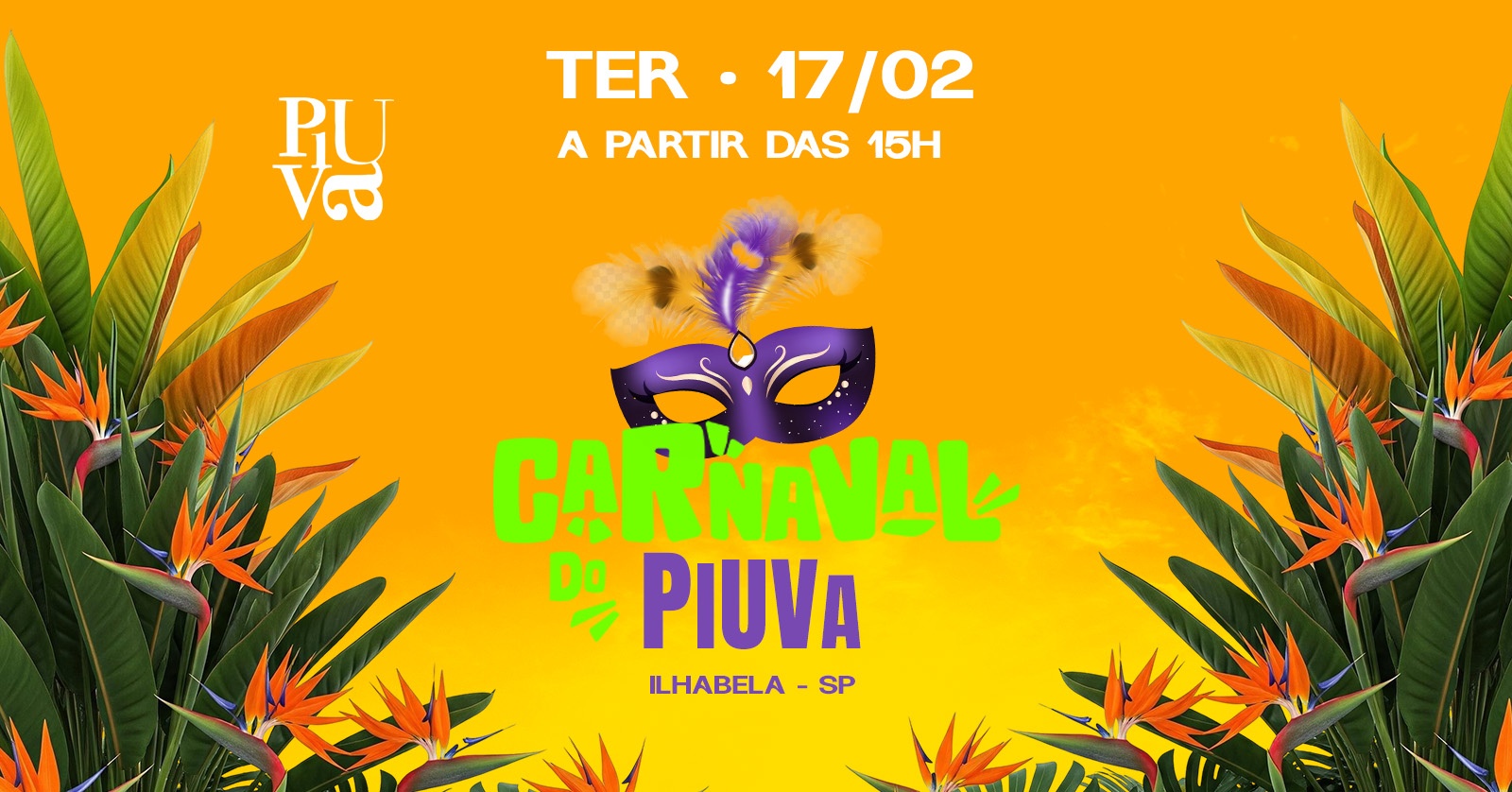 Bloquinho do PIUVA - Terça 17/02 - Ilhabela, SP