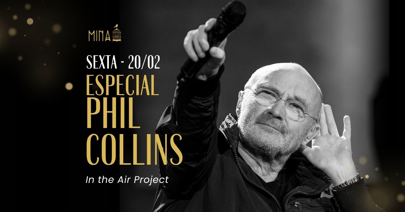 Mina apresenta Phil Collins Especial - Banda In The Air Project - Belo Horizonte, MG