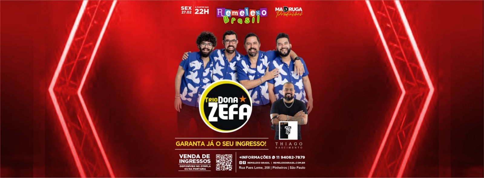 TRIO DONA ZEFA e DJ THIAGO NASCIMENTO - São Paulo, SP