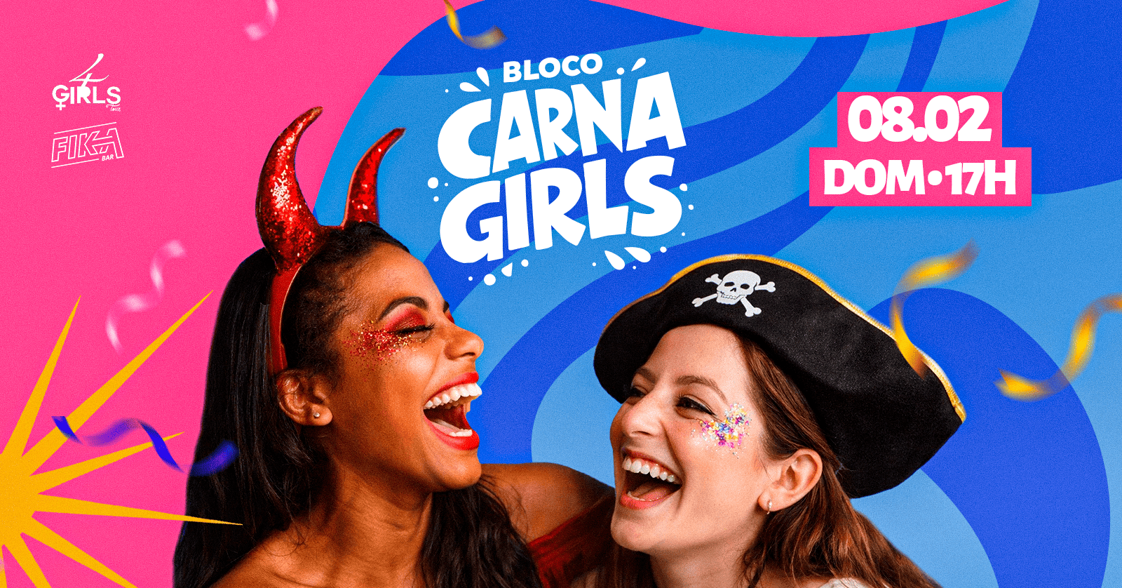 08.02 I Bloco Carna Girls no Fika Bar - Campinas, SP