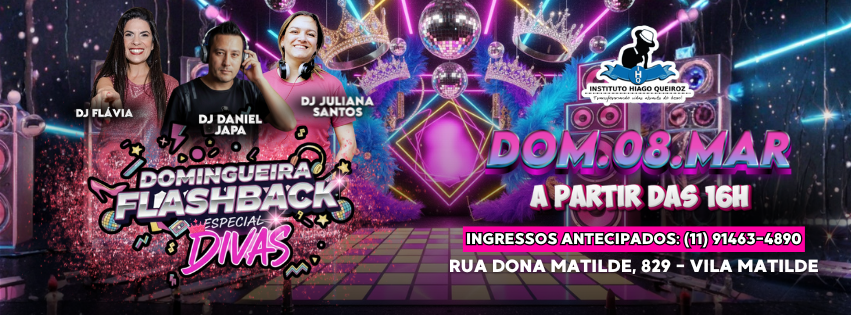 Domingueira FlashBack - Dia Internacional da Mulher - São Paulo, SP