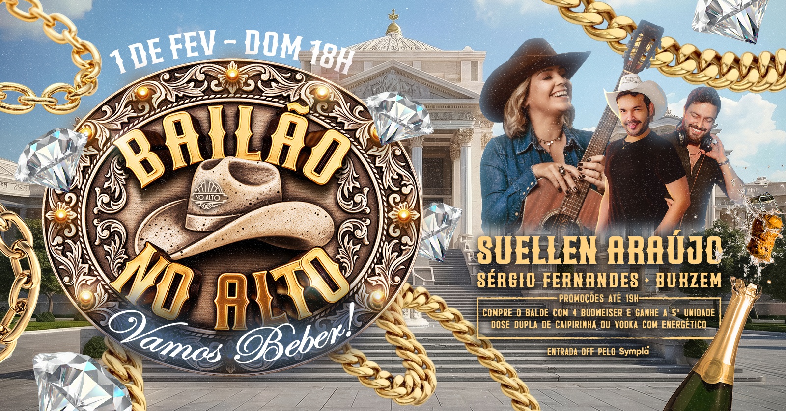 BAILÃO NO ALTO Vamos Beber! - com Suellen Araújo - Belo Horizonte, MG