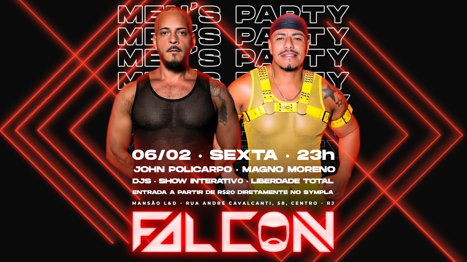 FALCON [KINK PARTY]  06/02 LAPA - Rio de Janeiro, RJ