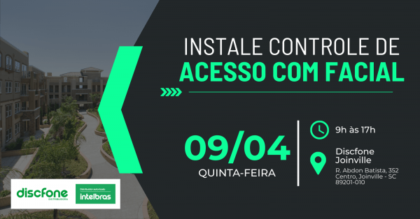 Imagem do evento INSTALE CONTROLE DE ACESSO COM FACIAL