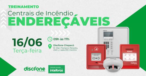 Imagem do evento Técnico: centrais de incêndio endereçáveis