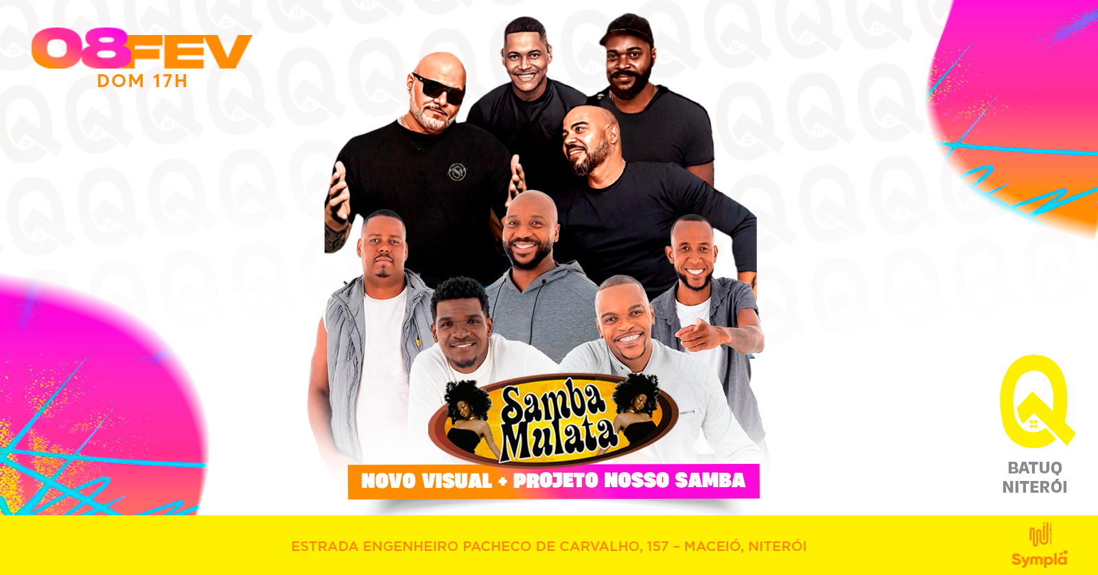 SAMBA MULATA convida NOSSO SAMBA e NOVO VISUAL na BATUQ NITERÓI!! - Niterói, RJ