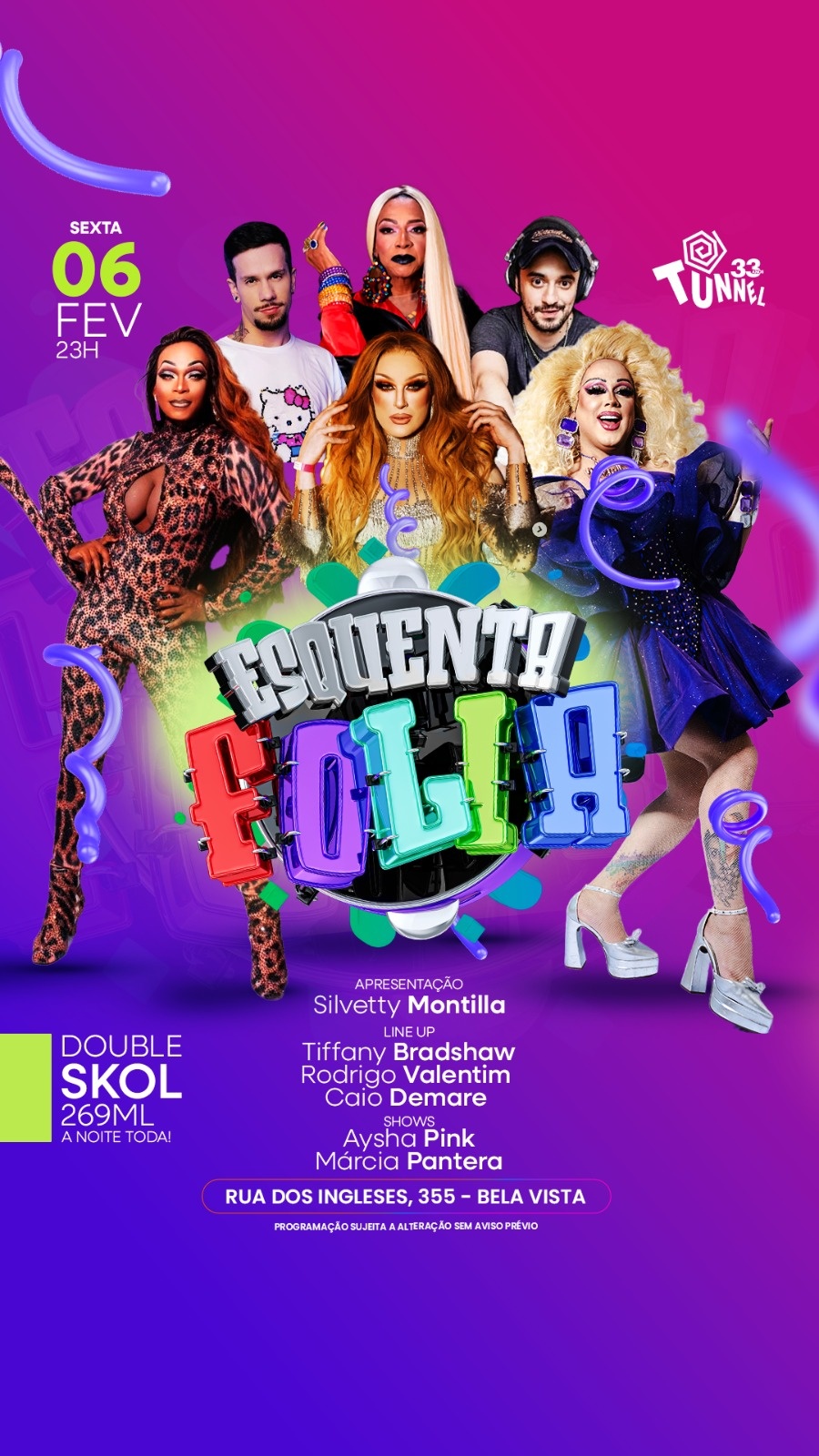 SEXTA ESQUENTA FOLIA 06-02 - São Paulo, SP