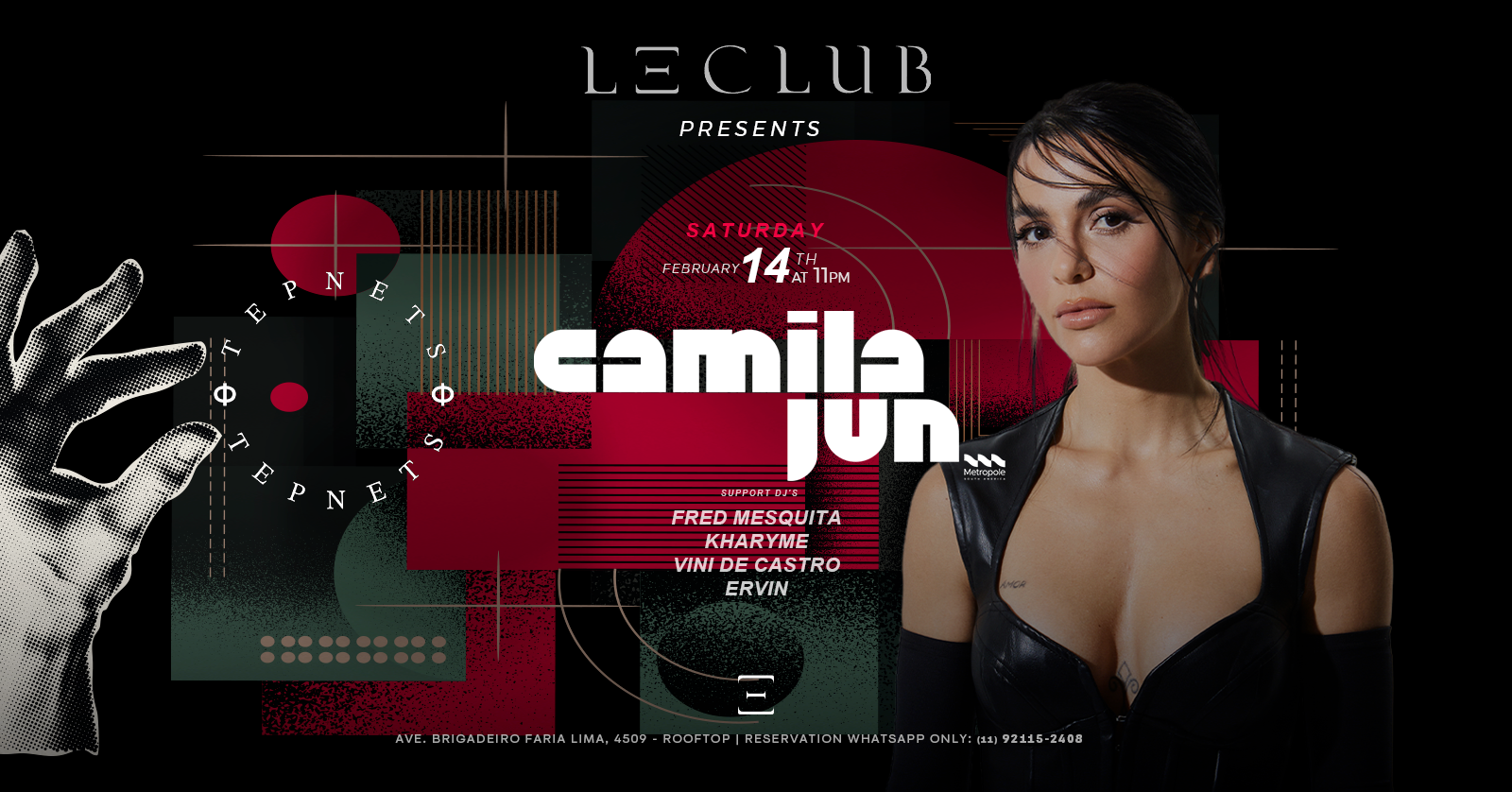 TEPNETS com CAMILA JUN @ LE CLUB - São Paulo, SP