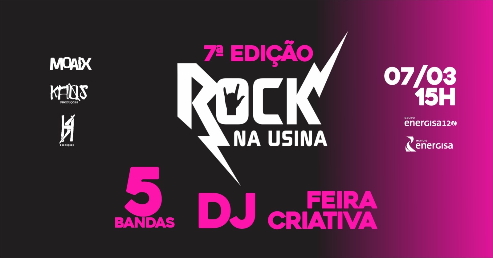 Rock na Usina - Março 2026 - João Pessoa, PB