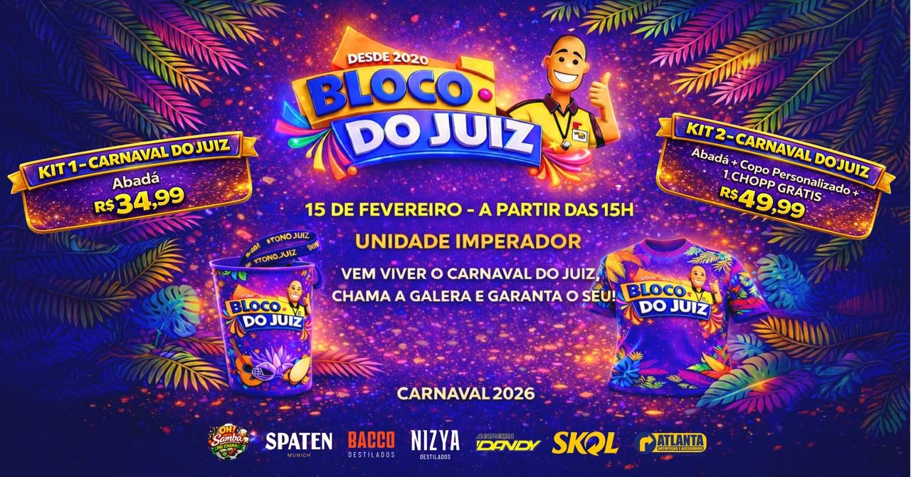 JUIZ IMPERADOR- KIT CARNAVAL BLOCO DO JUIZ 2026 - São Paulo, SP