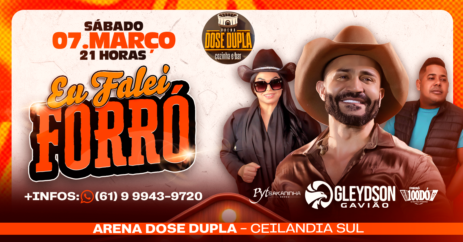 Eu falei forró! - Gleydson Gavião - Brasília, DF