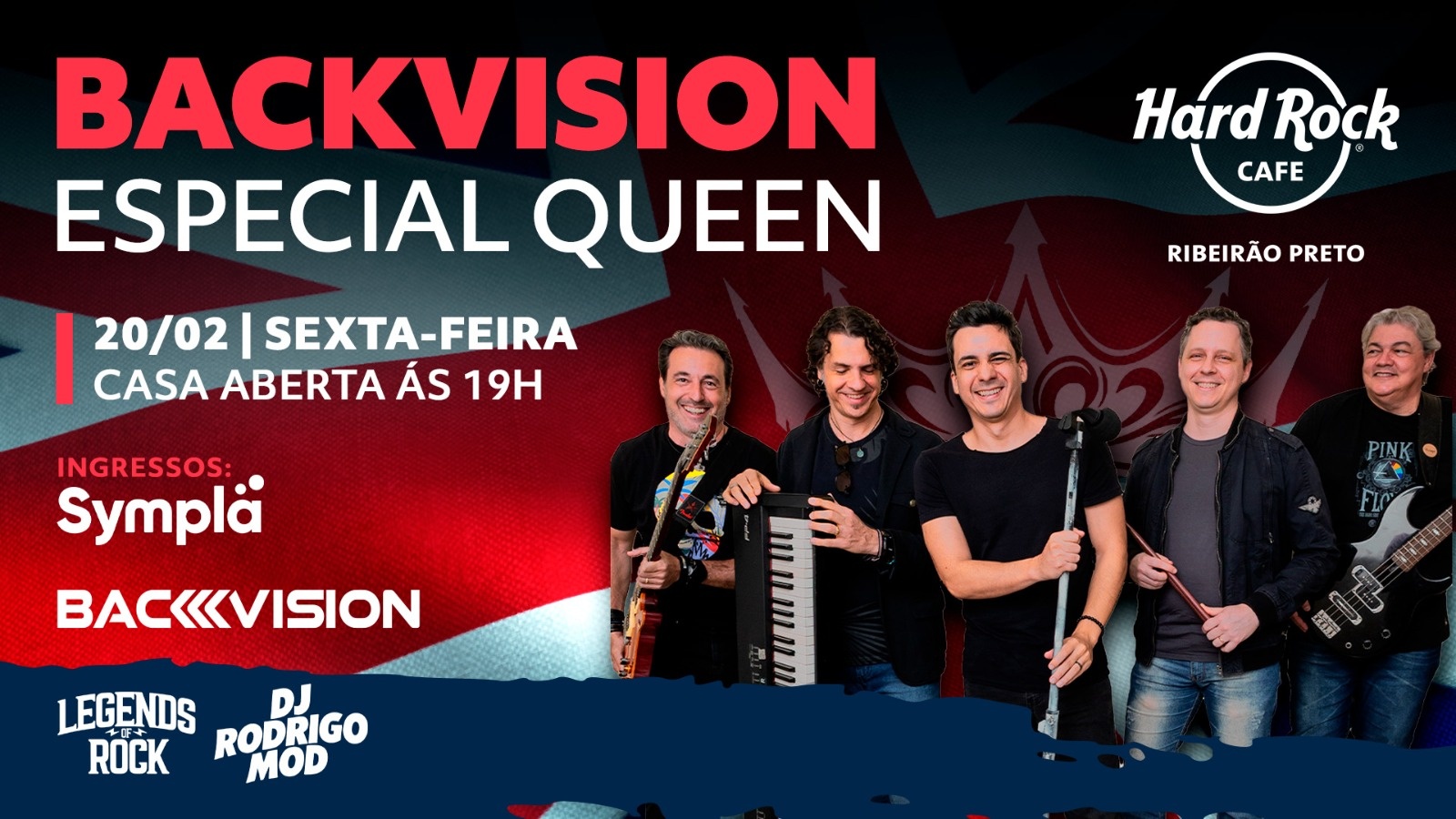 Banda BACKVISION - Especial Queen! - Ribeirão Preto, SP