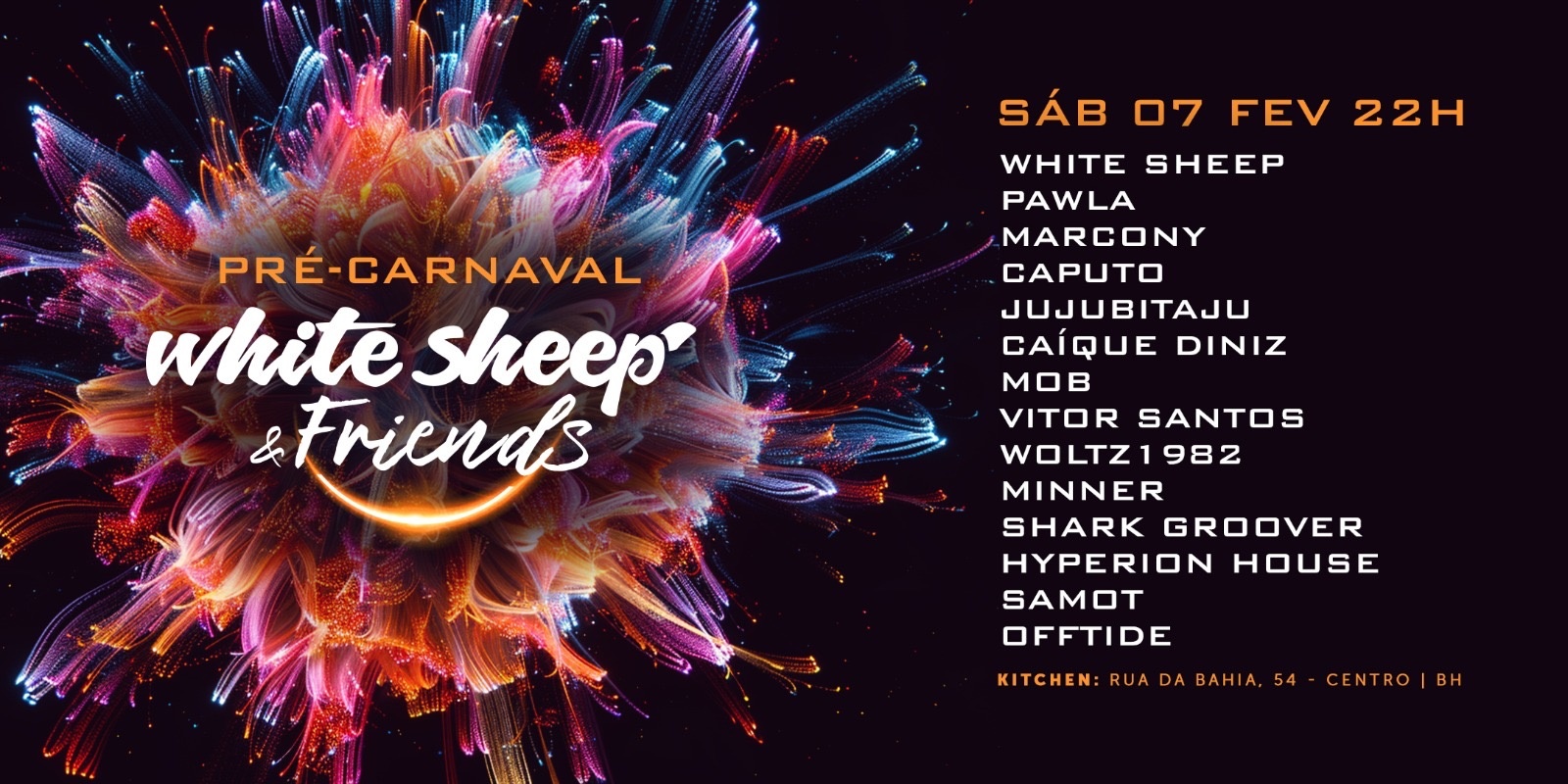 White Sheep & Friends Pré Carnaval @ Kitchen - Belo Horizonte, MG