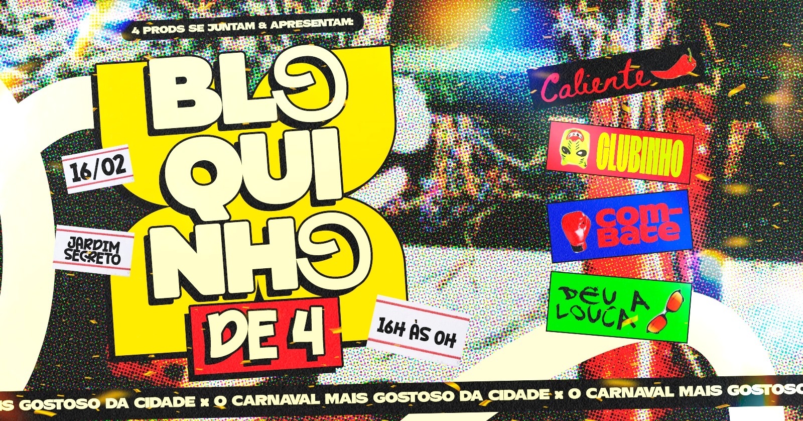 BLOQUINHO DE 4 | O CARNAVAL DAS PRODS CALIENTE, CLUBINHO, COMBATE & DEU A LOUCA - Aracaju, SE