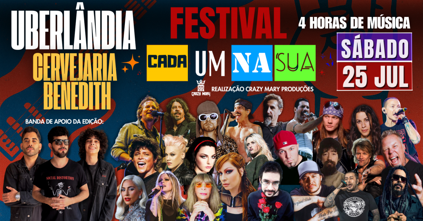 Festival Cada Um Na Sua em Uberlândia/MG