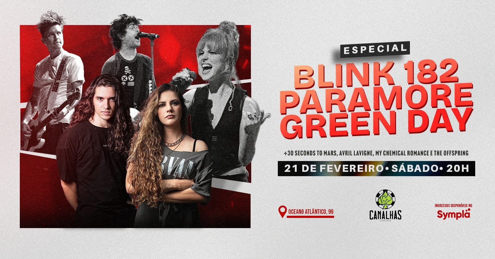 Especial Blink 182, Paramore e Green Day - Campo Grande, MS