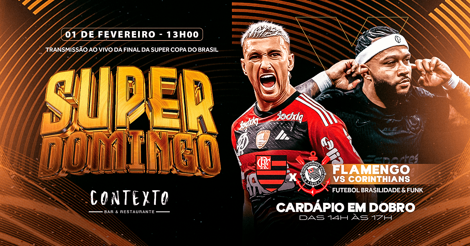 Super Domingo | Transmissão Ao Vivo da Final| 01.02 | Varanda Contexto Bar - Brasília, DF