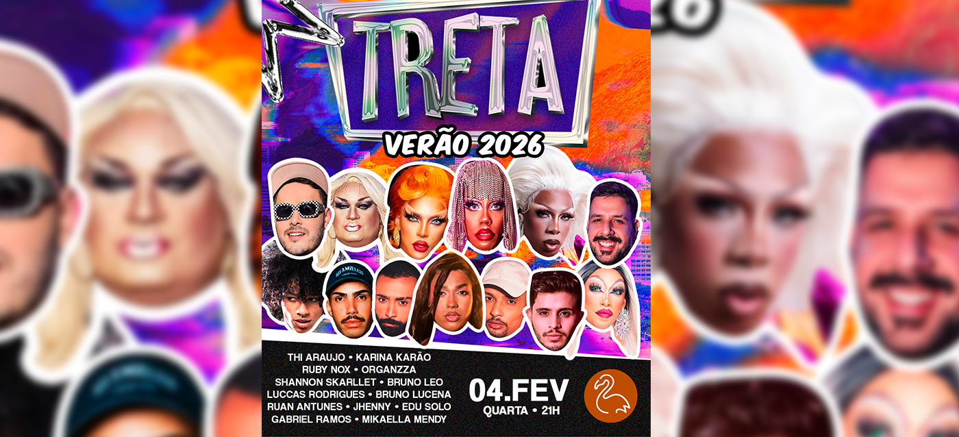 Pink Flamingo |Treta Festa - Quarta, 04 de Fevereiro - Rio de Janeiro, RJ