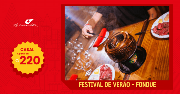 Imagem do evento Festival de Fondue Le Canton - Fevereiro