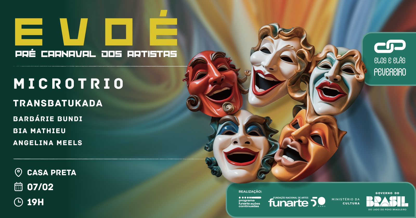 Evoé - Pré Carnaval dos Artistas - Salvador, BA