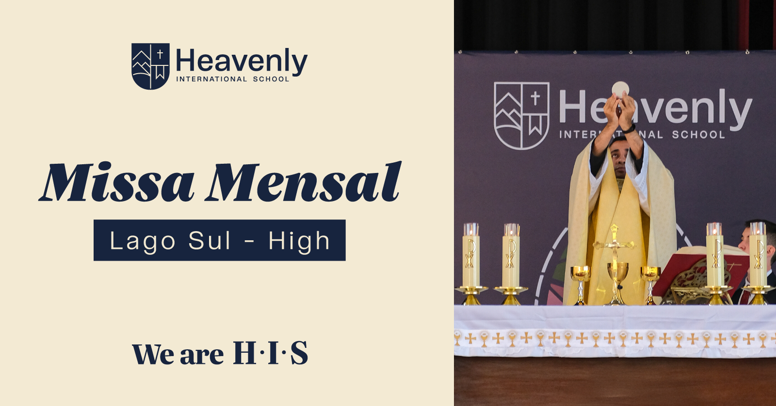 Missa Mensal - 12/06/2026 - Unidade High - Lago Sul