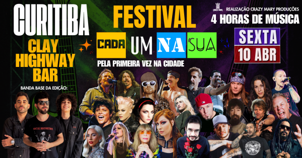 Imagem do evento Festival Cada Um Na Sua em Curitiba/PR