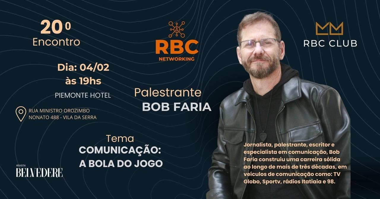 Networking Event Rbc 20o ENCONTRO RBC NETWORKING em Nova Lima - Sympla