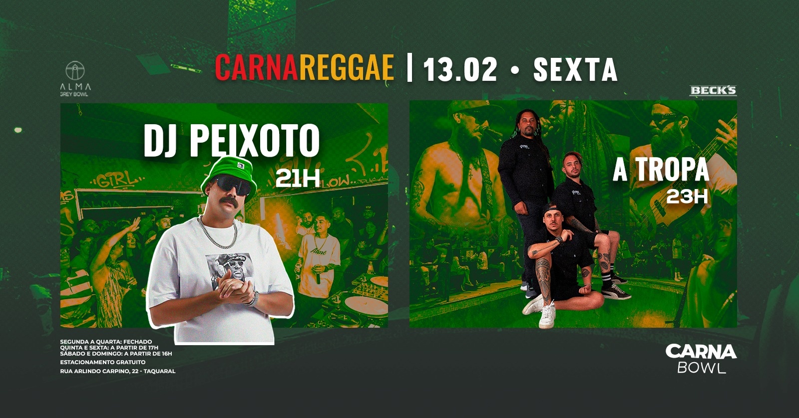 DJ PEIXOTO + A TROPA NO ALMA GREY BOWL | 13.02 - Campinas, SP