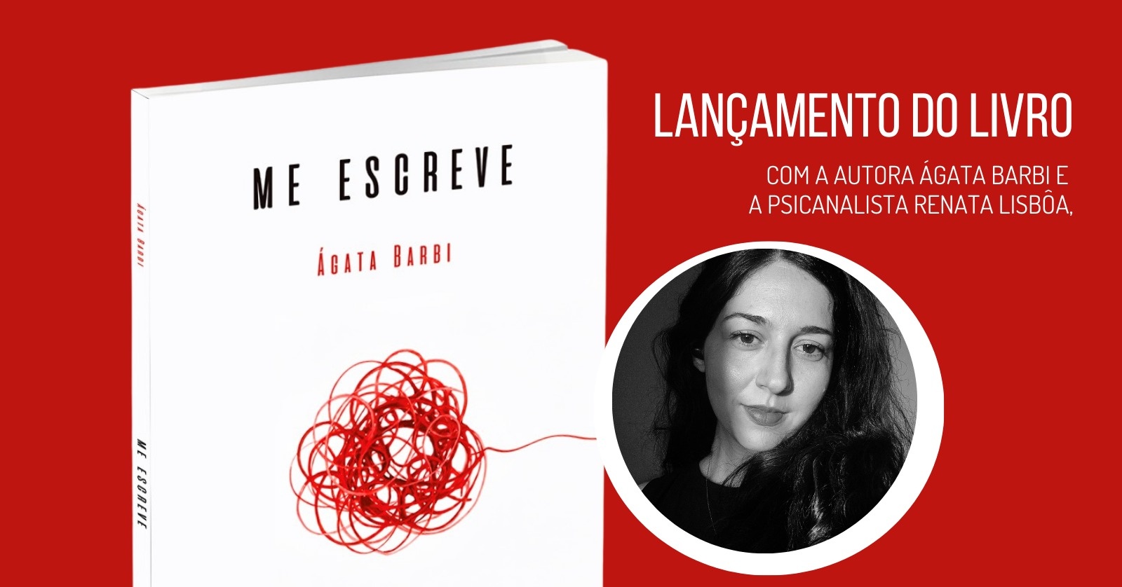 Lan&ccedil;amento do livro Me escreve de &Aacute;gata Barbi