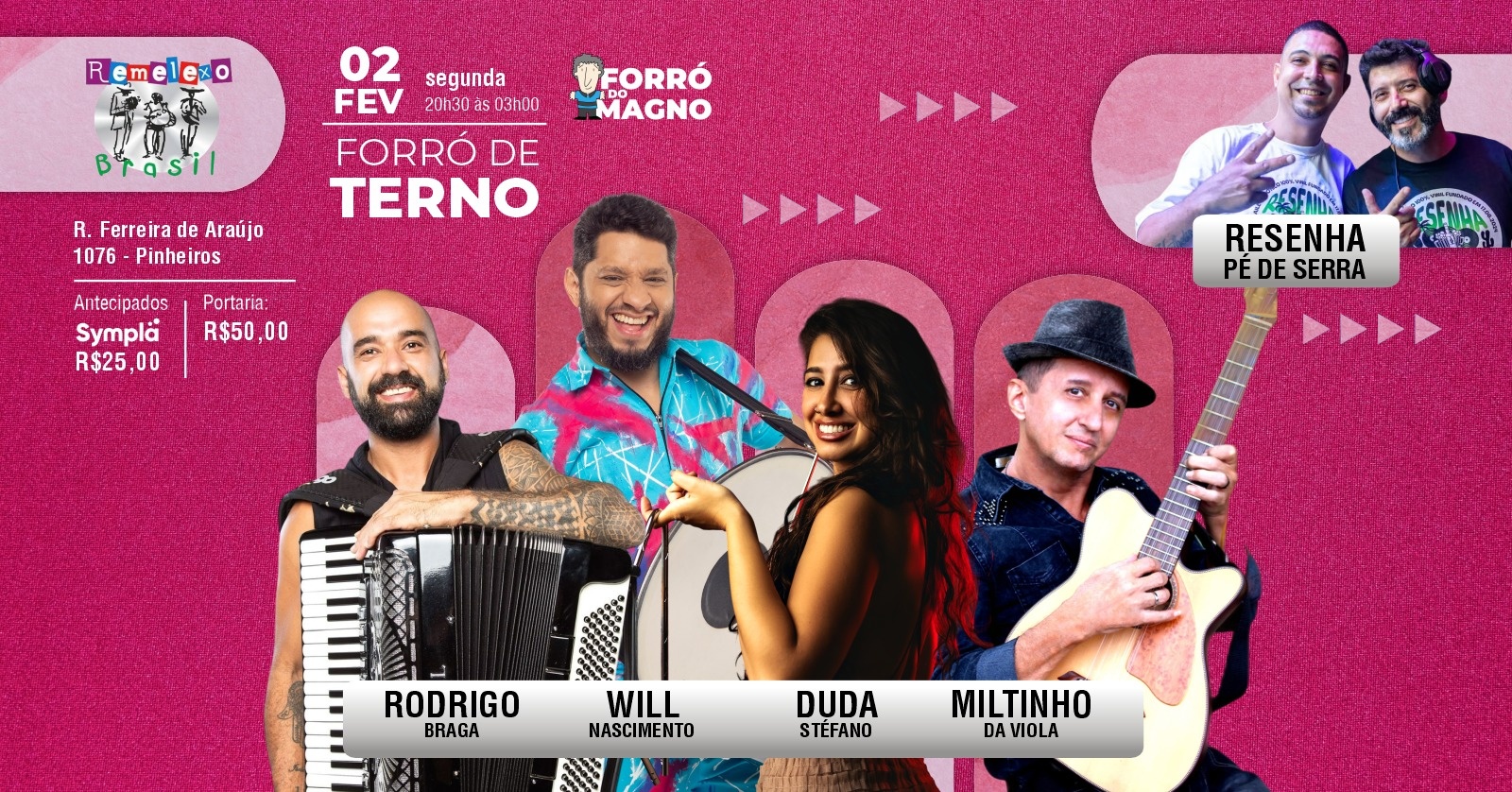 FORRÓ DE TERNO - São Paulo, SP