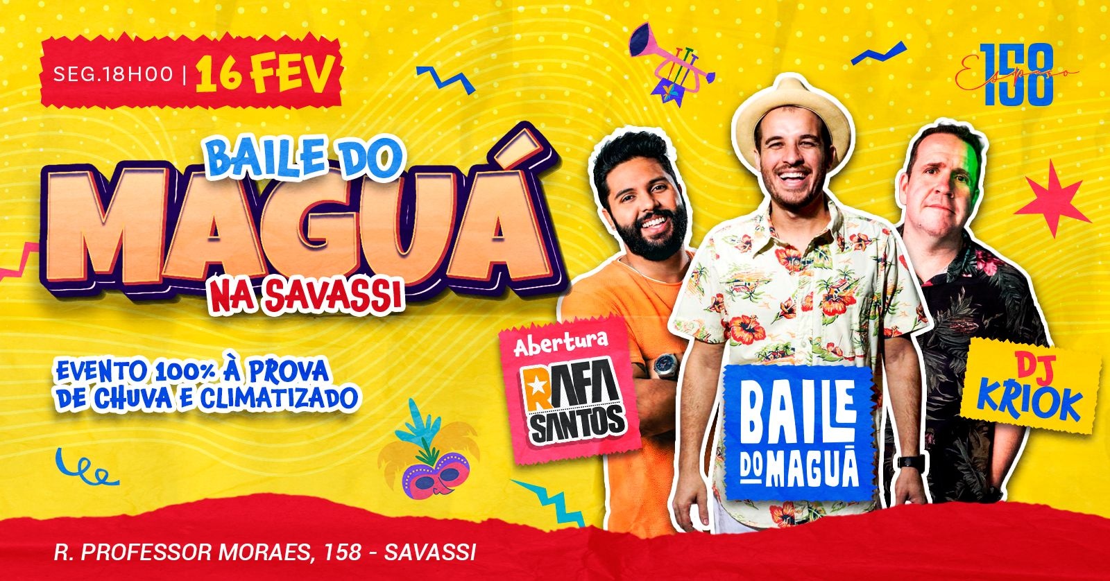 Baile do Maguá na Savassi - 16/02 Segunda de Carnaval - Belo Horizonte, MG