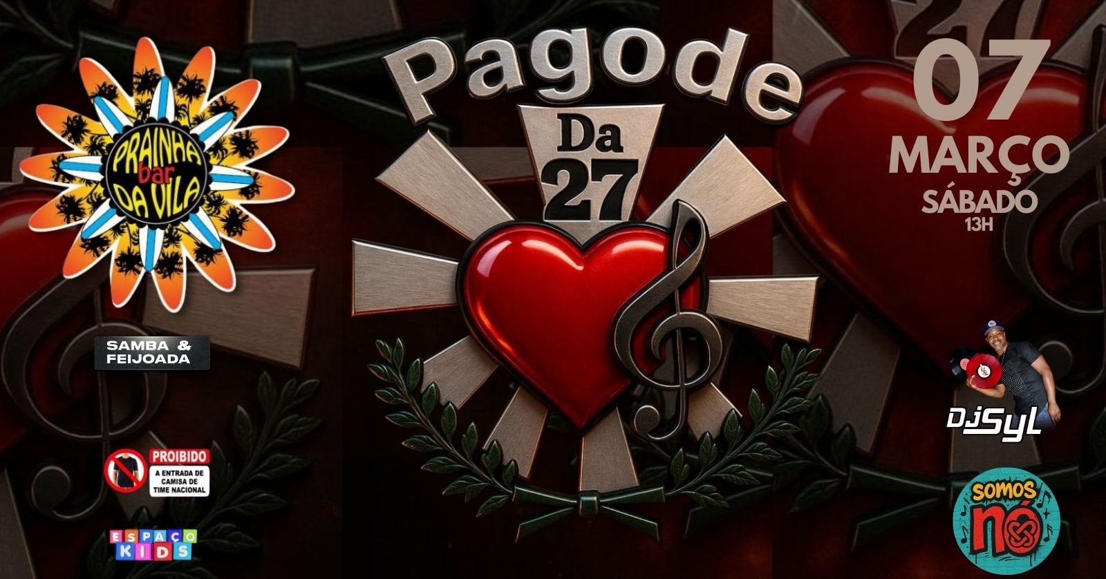 Pagode da 27 no Prainha da Vila!