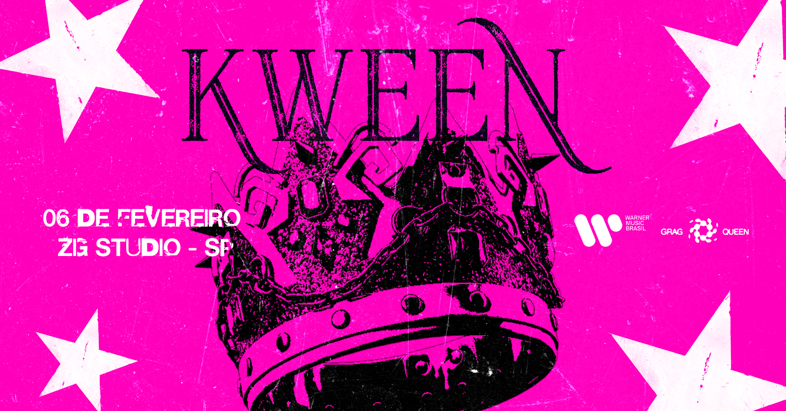 KWEEN - Uma noite cósmica com DJ SET GRAG QUEEN - São Paulo, SP