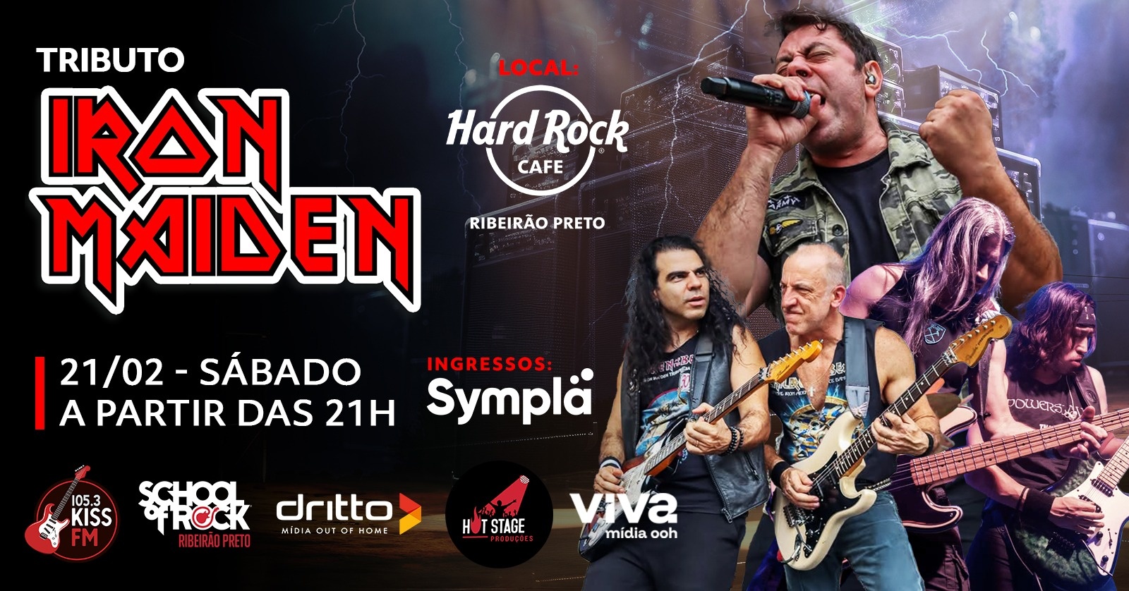 Children of the Beast – Tributo ao Iron Maiden no Hard Rock Cafe Ribeirão Preto - Ribeirão Preto, SP