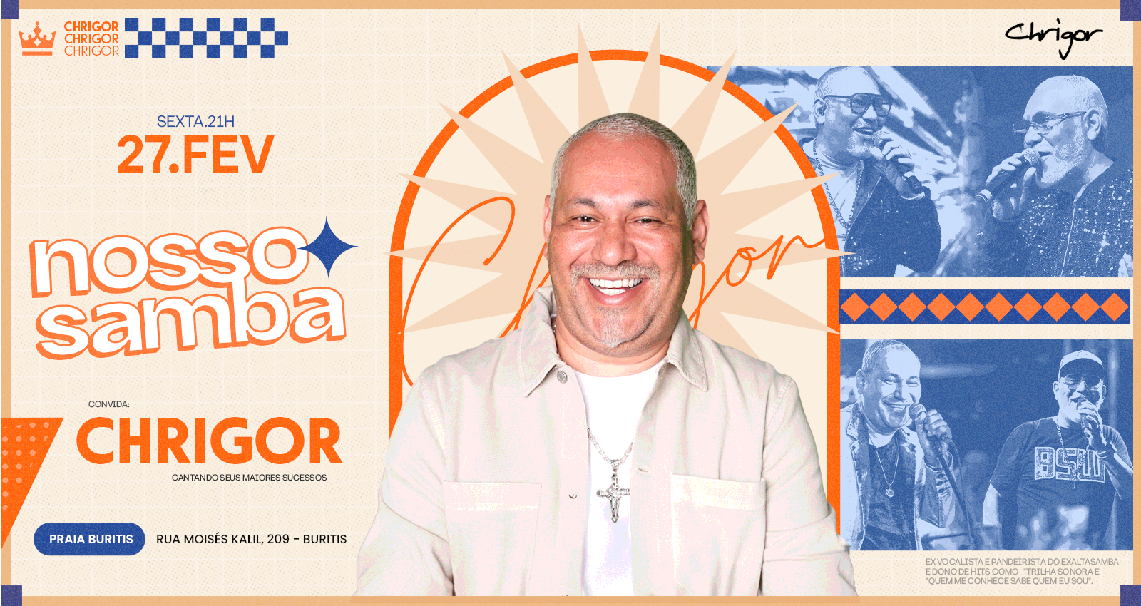 Nosso Samba - Pagode 90 com Chrigor - Belo Horizonte, MG