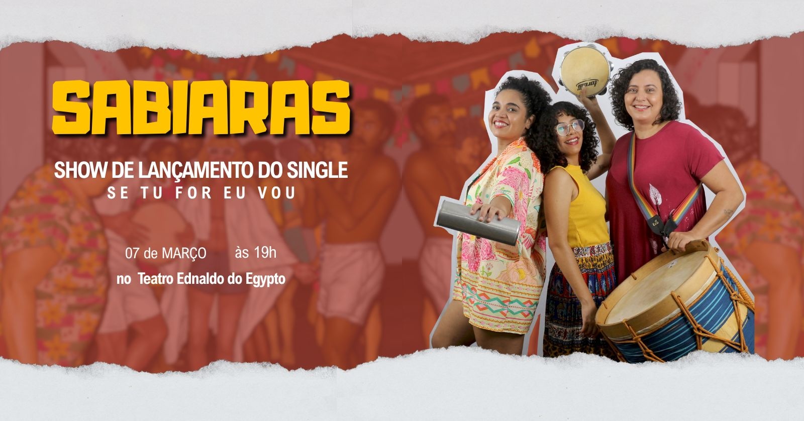 Sabiaras | Show de Lançamento do Single: Se Tu For Eu Vou - João Pessoa, PB