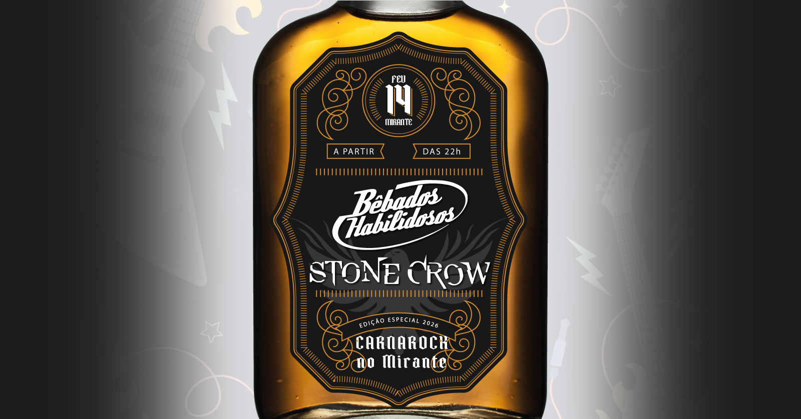 Carnarock com Bêbados Habilidados e Stone Crow no Mirante - Campo Grande, MS