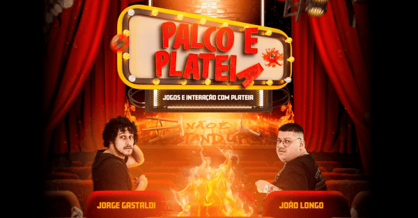 Imagem do evento Palco e Plateia - Jorge Gastaldi & João Longo no Porão Comedy BC