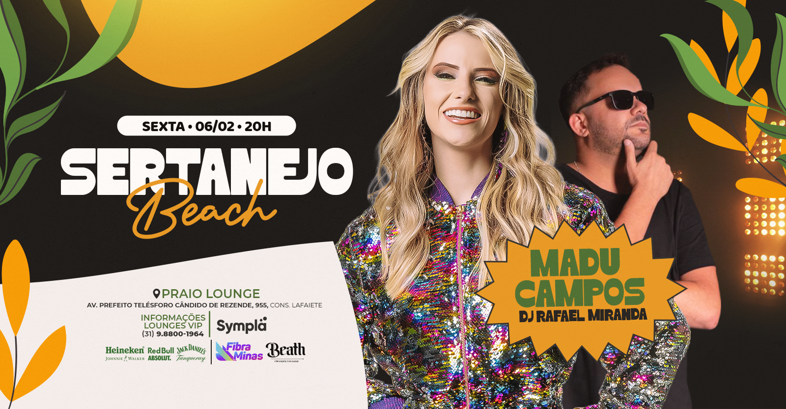 SERTANEJO BEACH - MADU CAMPOS - Conselheiro Lafaiete, MG