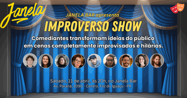 Imagem do evento IMPROVERSO SHOW no JANELA BAR