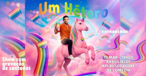 Imagem do evento Caio Moreli em um Hétero Extraviado - Brasilia